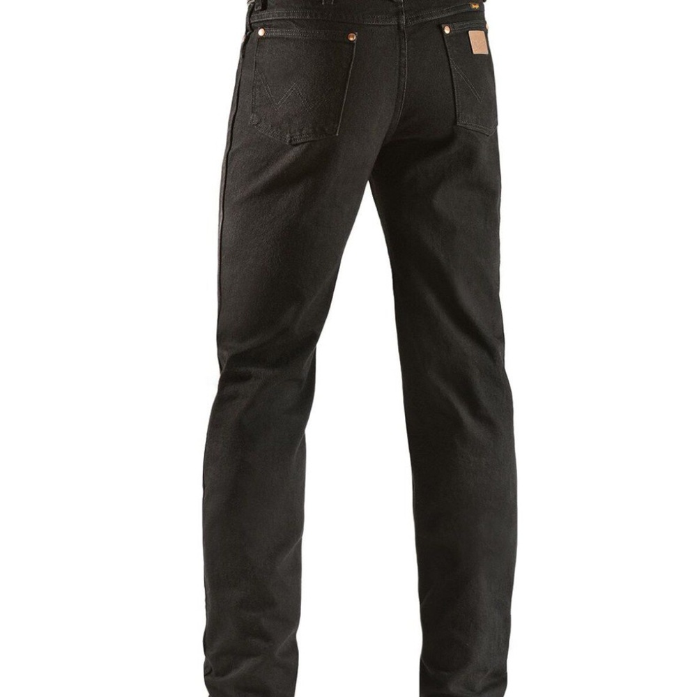 Wrangler Black Jeans High-Quality Construction